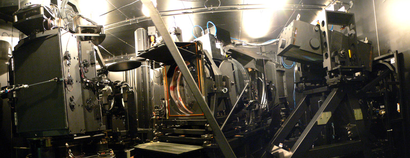 Inside of HDS spectrograph room