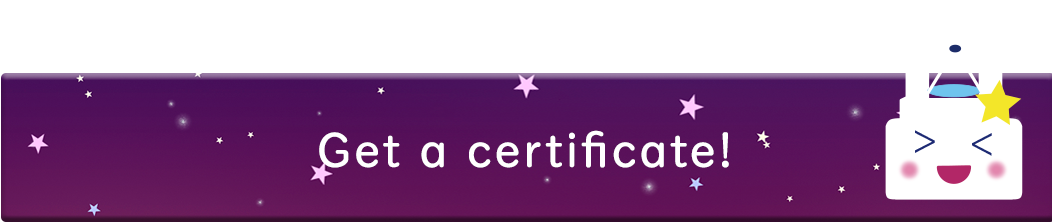Get a certificate