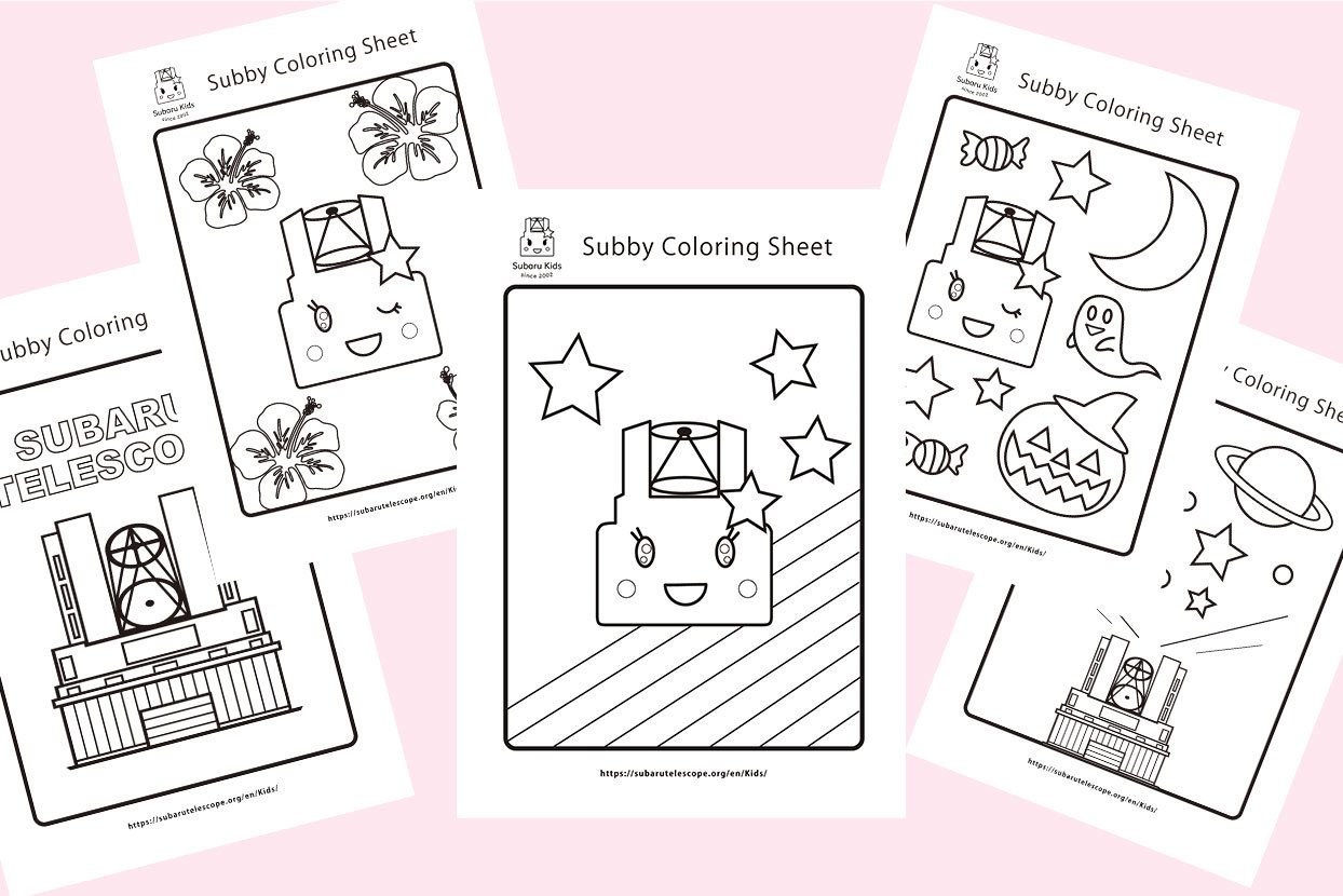 Subby Coloring Sheets