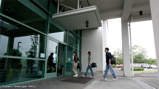Arriving at Subaru Telescope Base Facility