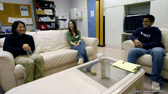 Taking a rest while the observation