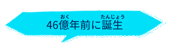 46億年前に誕生