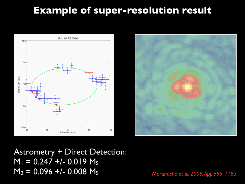 Orbit of binary M-Dwarf GJ 164