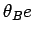 $ \theta_Be$