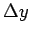 $\displaystyle \Delta y$