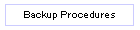 Backup Procedures